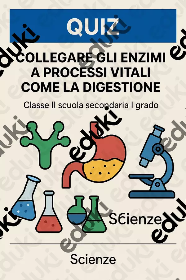 Collegare gli enzimi a processi vitali come la digestione Quiz - Collegare gli enzimi a processi vitali come la digestione - Scienza Magica - Pagina di copertina