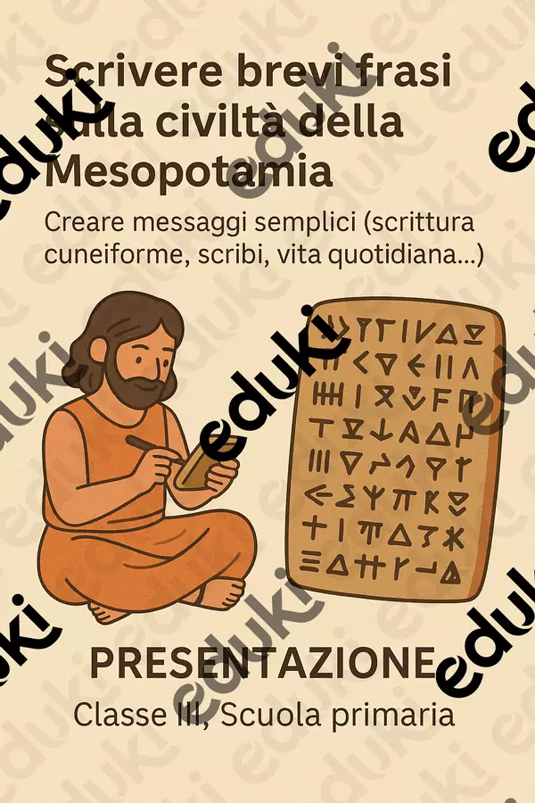 Creare messaggi semplici (scrittura cuneiforme, scribi, vita quotidiana...) Presentazioni / Lavagne - Creare messaggi semplici (scrittura cuneiforme, scribi, vita quotidiana...) - La Macchina del Sapere - Pagina di copertina
