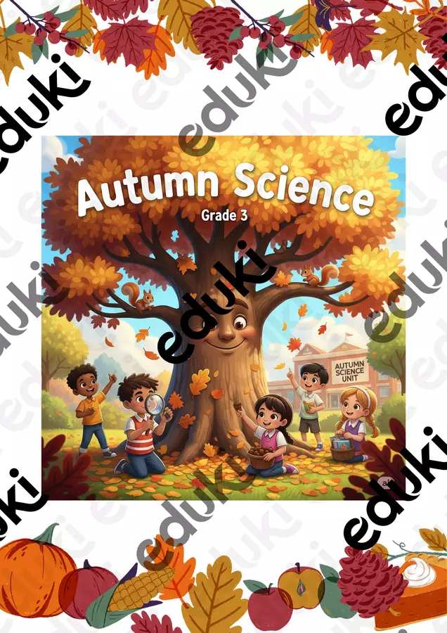 Unità didattica completa Scienze: l'autunno Esercizi - Unità didattica completa Scienze: l'autunno - Imparare passo a passo - Pagina di copertina