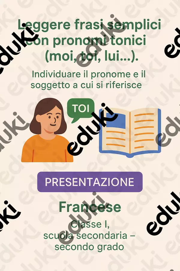 Individuare il pronome e il soggetto a cui si riferisce Presentazioni / Lavagne - Individuare il pronome e il soggetto a cui si riferisce - English Classroom 🇬🇧 - Pagina di copertina
