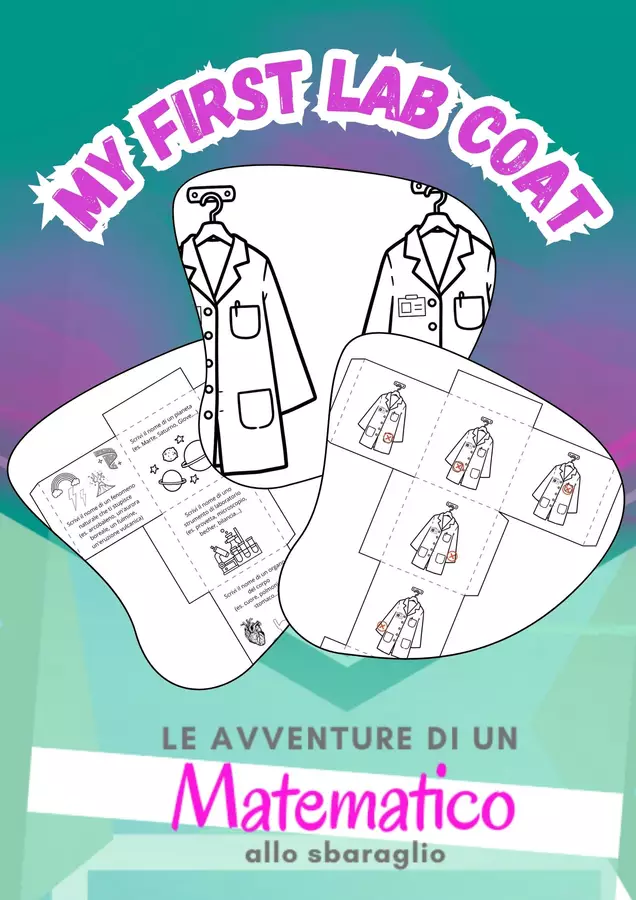 My First Lab Coat Giochi - My First Lab Coat - Le Avventure di un Matematico allo Sbaraglio - Pagina di copertina