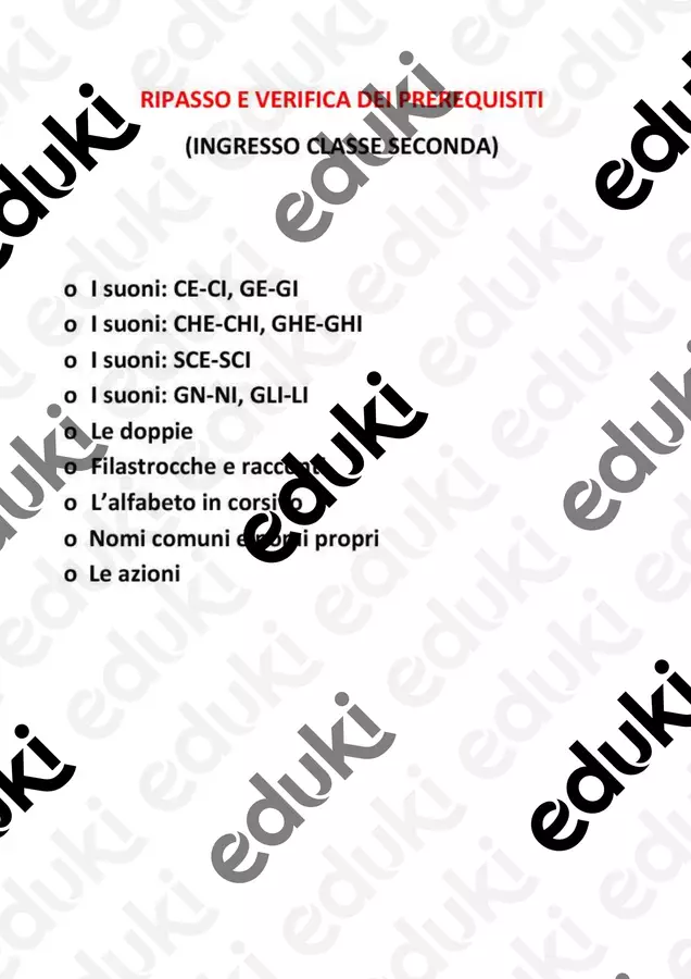 RIPASSO E VERIFICA DEI PREREQUISITI Esercizi - RIPASSO E VERIFICA DEI PREREQUISITI - Maestra Mary - Pagina di copertina