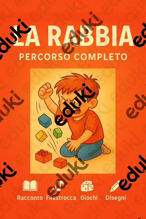 Percorso emozioni infanzia - La rabbia Testo - Percorso emozioni infanzia - La rabbia - Il viaggio didattico - Pagina di copertina