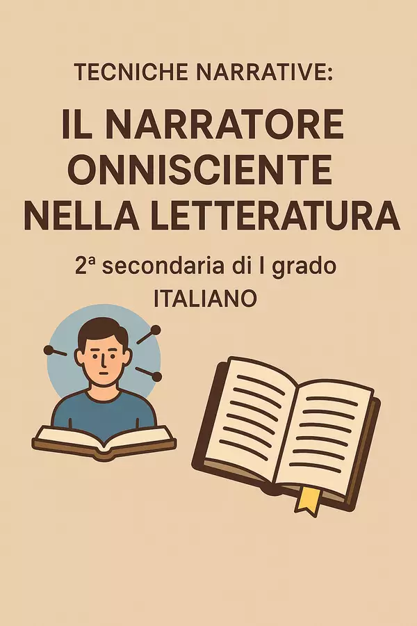Presentazione: Il narratore onnisciente nella letteratura Presentazioni / Lavagne - Presentazione: Il narratore onnisciente nella letteratura - Maestra di Italiano - Pagina di copertina