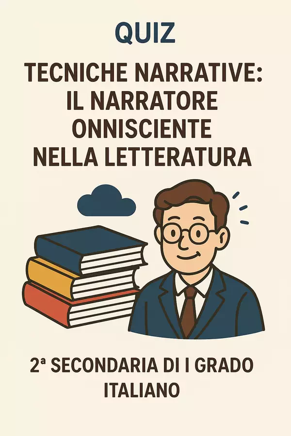 Quiz: Narratore Onnisciente Quiz - Quiz: Narratore Onnisciente - Maestra di Italiano - Pagina di copertina
