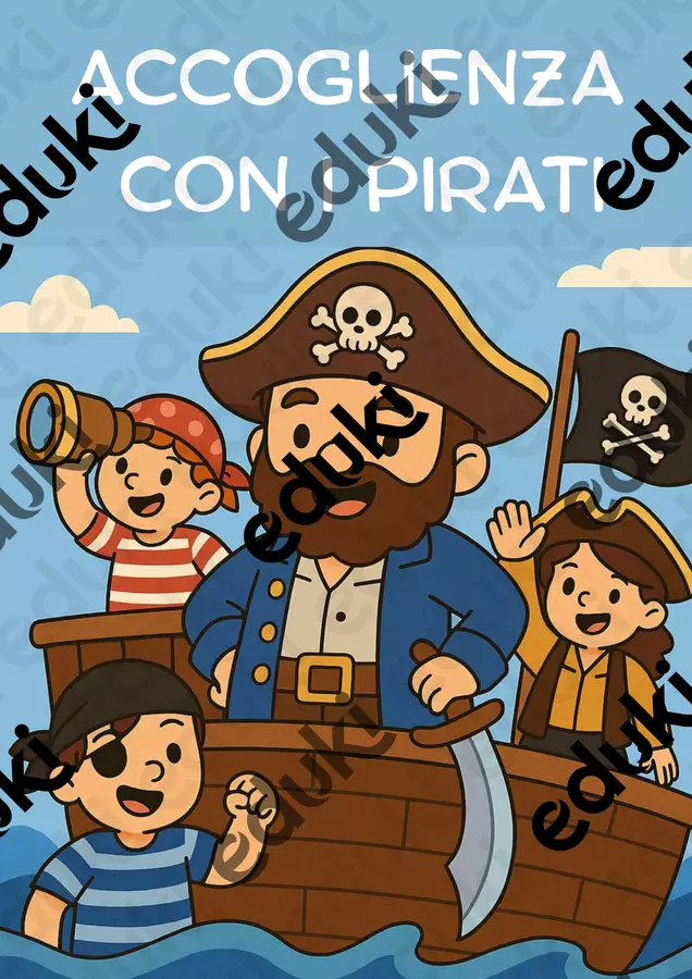 Back to School - Accoglienza con i PIRATI! Flashcard - Back to School - Accoglienza con i PIRATI! - SostegnO 2.0 - Pagina di copertina