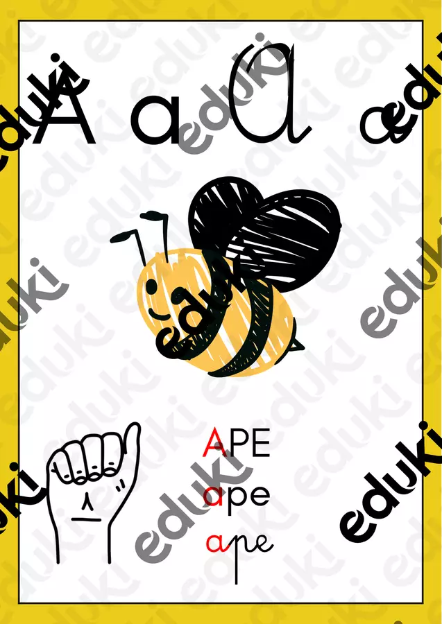 Alfabeto illustrato e in LIS - materiale didattico inclusivo Flashcard - Alfabeto illustrato e in LIS - materiale didattico inclusivo - Maestra Fede 🌻 - Pagina di copertina