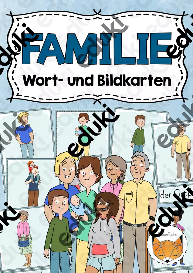 Famiglia (tedesco) Schede informative - Famiglia (tedesco) - ideenfuchs - Pagina di copertina