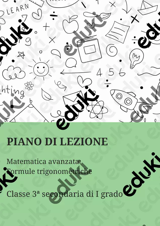 Matematica Avanzata: Funzioni Trigonometriche Piani di lezione - Matematica Avanzata: Funzioni Trigonometriche - Matematica Insieme - Pagina di copertina