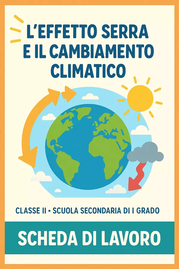 L'effetto serra e il cambiamento climatico Esercizi - L'effetto serra e il cambiamento climatico - Scienza Magica - Pagina di copertina