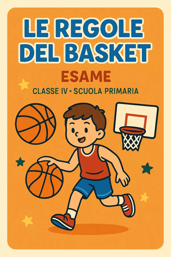 Esame: Le regole della pallacanestro Compiti in classe/Test - Esame: Le regole della pallacanestro - Scienza Magica - Pagina di copertina