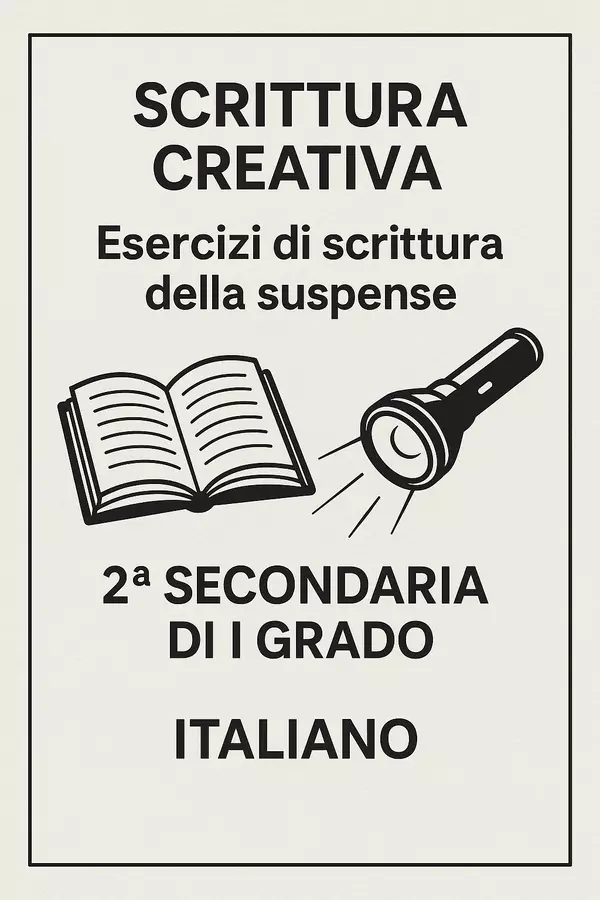 Scrittura Creativa: Esercizi di Scrittura della Suspense Esercizi - Scrittura Creativa: Esercizi di Scrittura della Suspense - Maestra di Italiano - Pagina di copertina