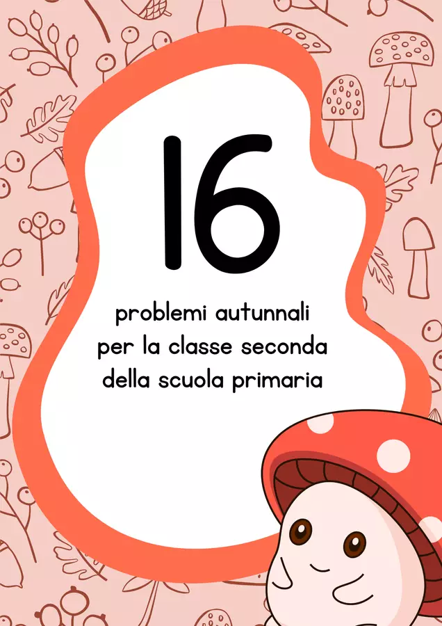 Problemi autunnali per la classe seconda Esercizi - Problemi autunnali per la classe seconda - MilleLibriPerBambini - Pagina di copertina