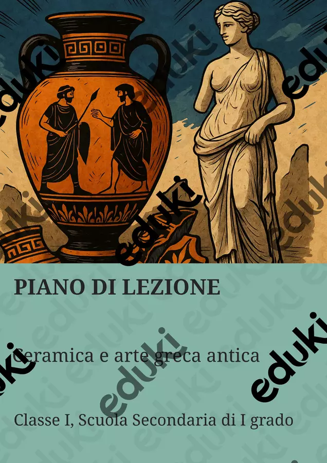 Ceramica e arte greca antica Piani di lezione - Ceramica e arte greca antica - La Macchina del Sapere - Pagina di copertina