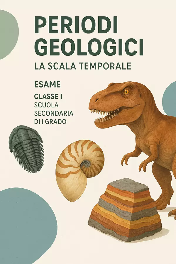 Esame: La scala temporale geologica (periodi geologici) Compiti in classe/Test - Esame: La scala temporale geologica (periodi geologici) - La Macchina del Sapere - Pagina di copertina