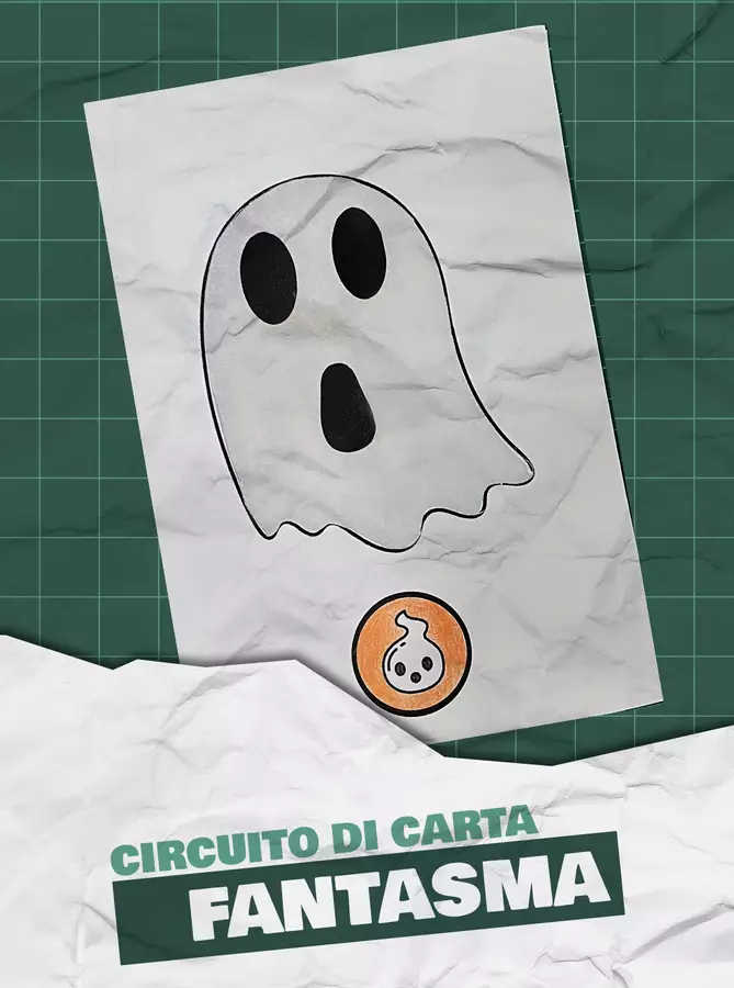 Circuito di carta: Fantasma di Halloween Esperimenti - Circuito di carta: Fantasma di Halloween - Maestro Francesco - Pagina di copertina