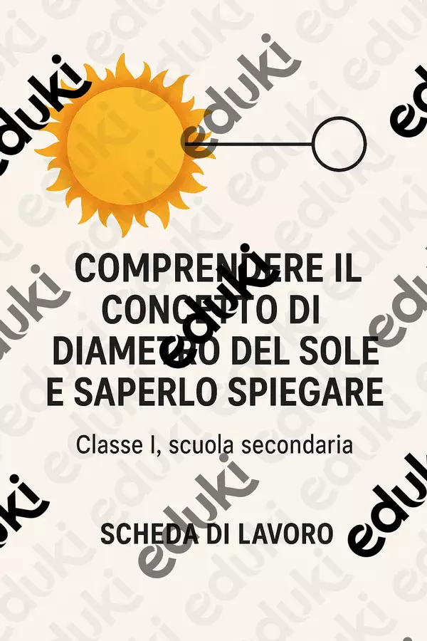 Comprendere il concetto di diametro sole e saperlo spiegare Schede informative - Comprendere il concetto di diametro sole e saperlo spiegare - Scienza Magica - Pagina di copertina