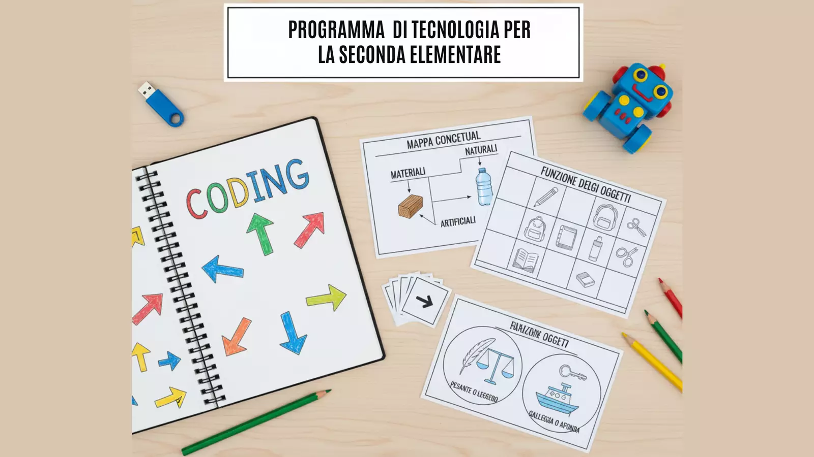 programma tecnologia completo SECONDA ELEMENTARE Esercizi - programma tecnologia completo SECONDA ELEMENTARE - mammaestraatempopieno - Pagina di copertina