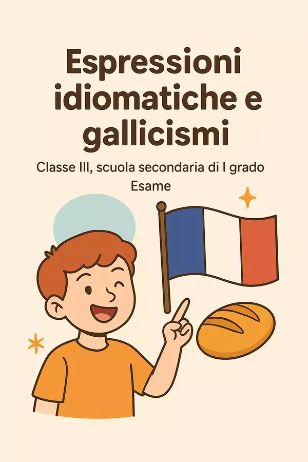 Espressioni idiomatiche e gallicismi Compiti in classe/Test - Espressioni idiomatiche e gallicismi - English Classroom 🇬🇧 - Pagina di copertina