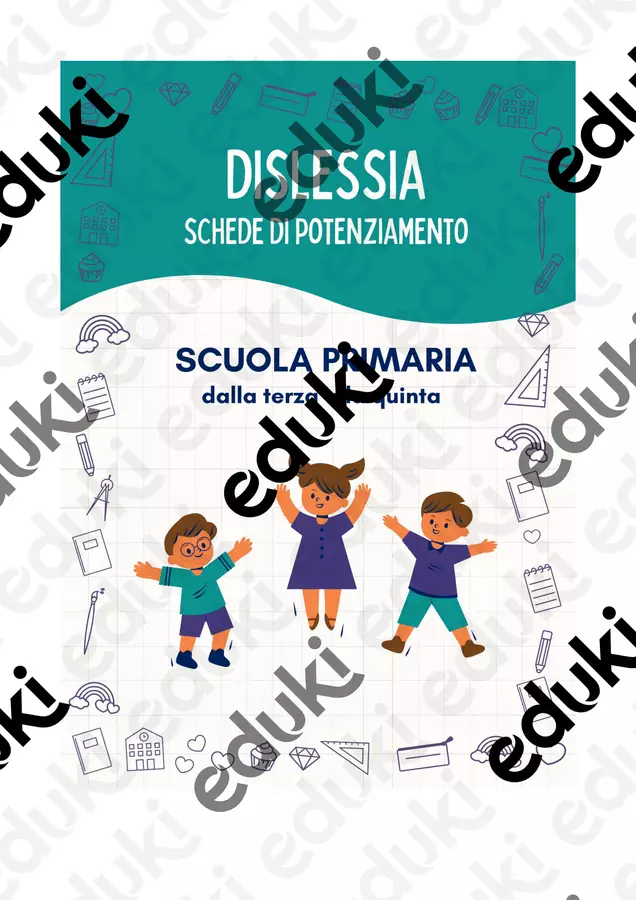 schede di potenziamento scuola primaria(dalla terza alla quinta) Esercizi - schede di potenziamento scuola primaria(dalla terza alla quinta) - Educatore Imperfetto - Pagina di copertina