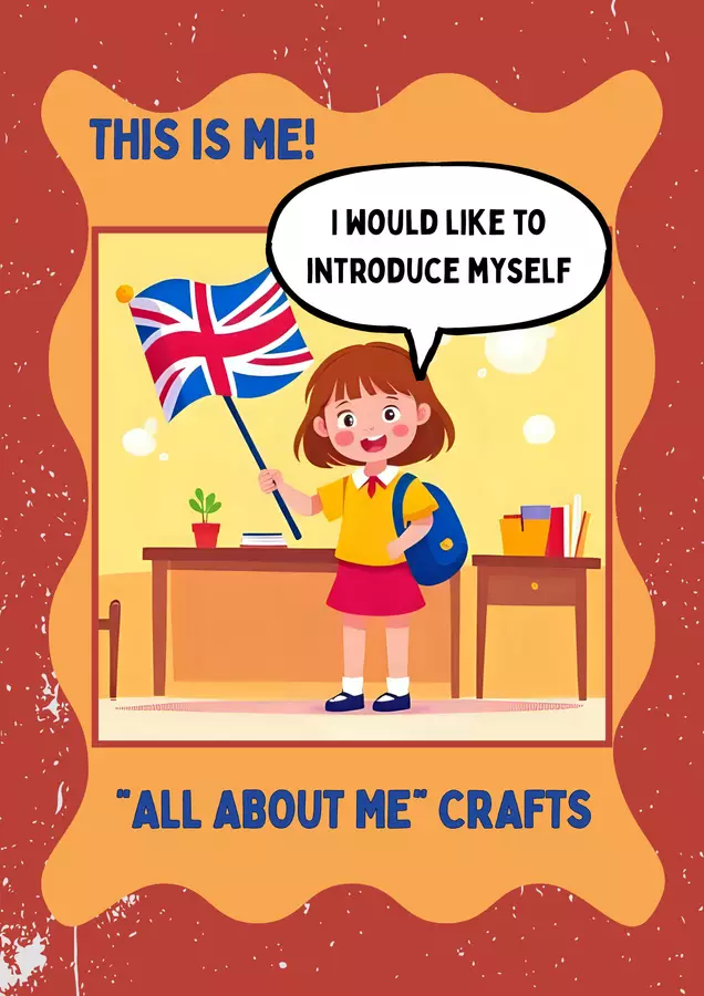 All About Me Craft Altro tipo di materiale - All About Me Craft - Inglese-senza-sbadigli - Pagina di copertina
