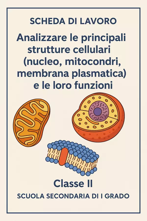Analizzare le principali strutture cellulari (nucleo, mitocondri, membrana plasmatica) e le loro funzioni Esercizi - Analizzare le principali strutture cellulari (nucleo, mitocondri, membrana plasmatica) e le loro funzioni - Scienza Magica - Pagina di copertina
