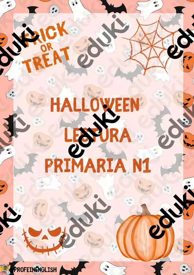 La storia di Halloween. Primaria. Spagnolo. Compiti in classe/Test - La storia di Halloween. Primaria. Spagnolo. - Profe in English - Pagina di copertina