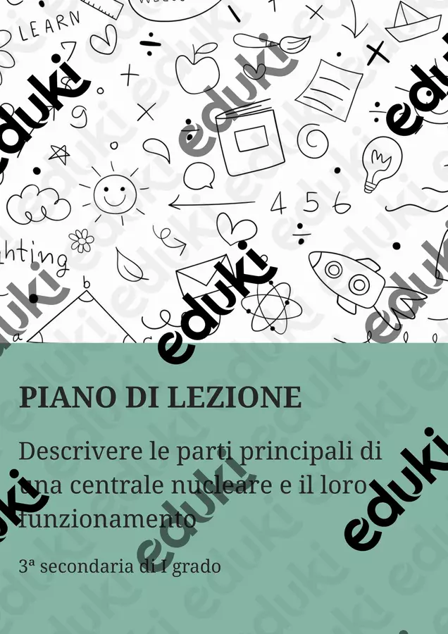 PL funzionamento parti della centrale nucleare Piani di lezione - PL funzionamento parti della centrale nucleare - Scienza Magica - Pagina di copertina