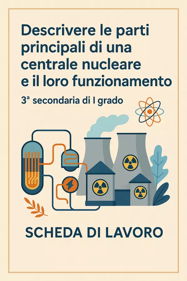 SL funzionamento parti della centrale nucleare Esercizi - SL funzionamento parti della centrale nucleare - Scienza Magica - Pagina di copertina