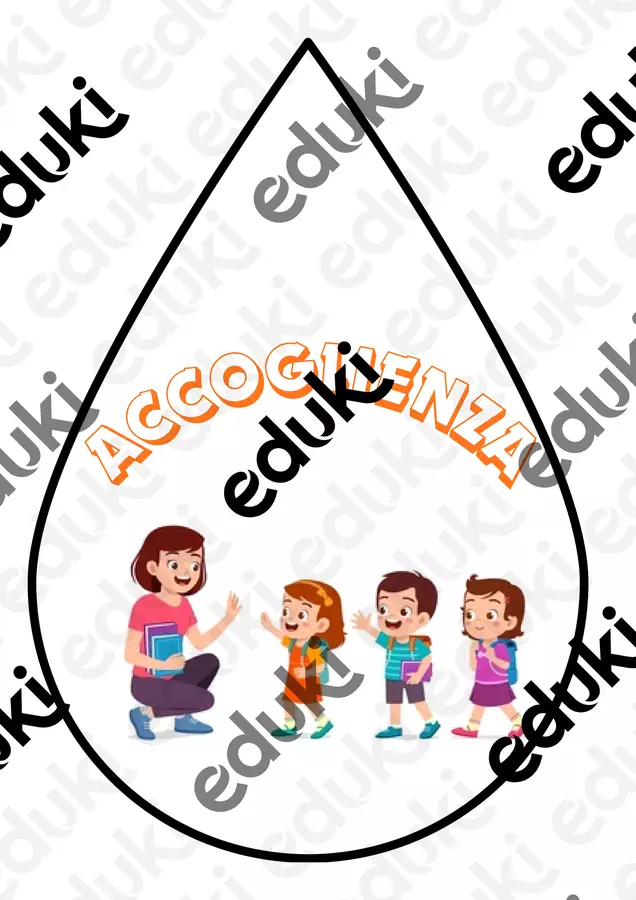 Fiore delle attività Materiale di supporto/inclusione - Fiore delle attività - Maestra Cate - Pagina di copertina
