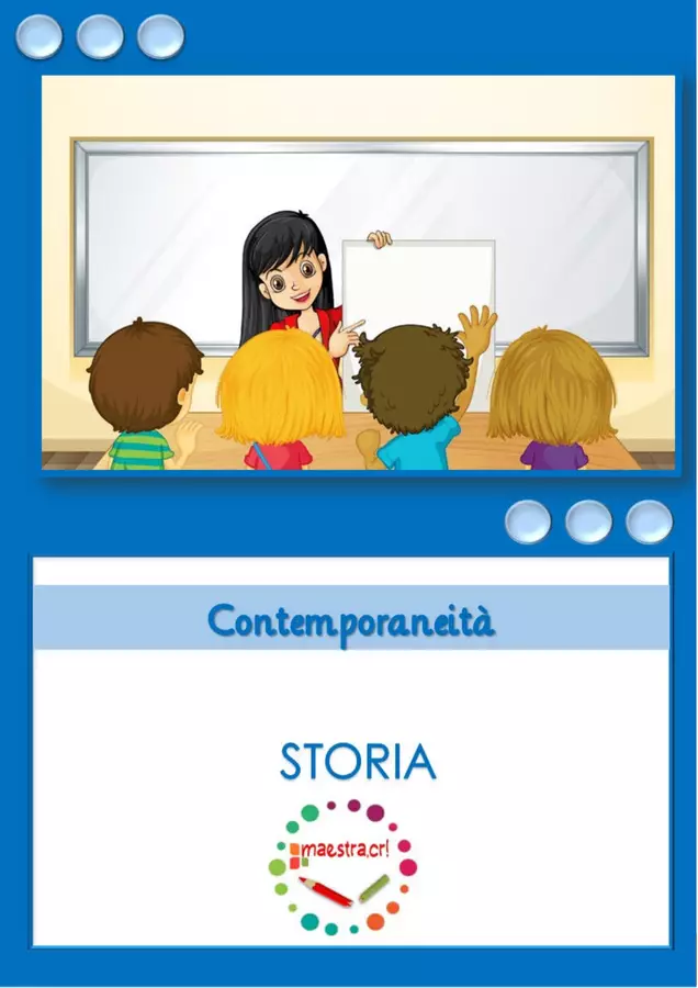 La contemporaneità Esercizi - La contemporaneità - maestra.cri - Pagina di copertina