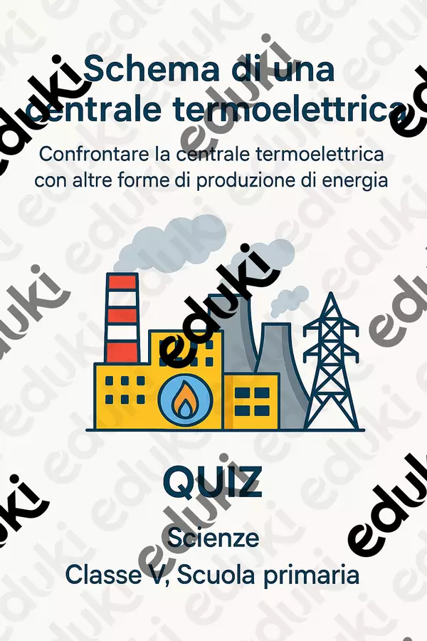 Confrontare la centrale termoelettrica con altre forme di produzione di energia. Quiz - Confrontare la centrale termoelettrica con altre forme di produzione di energia. - Scienza Magica - Pagina di copertina