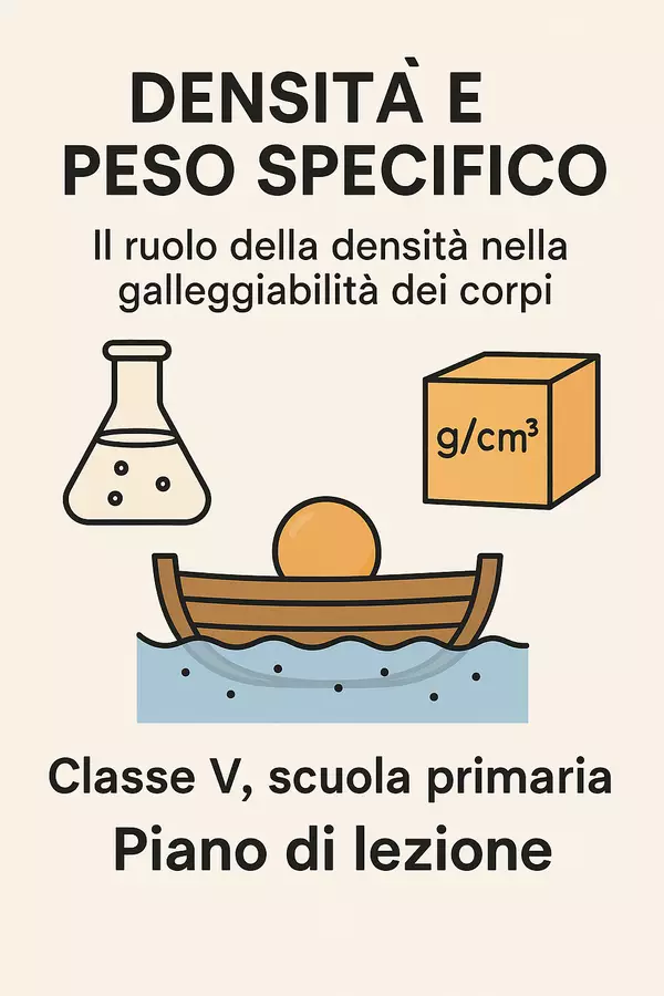Il ruolo della densità nella gallegiabilità dei corpi Piani di lezione - Il ruolo della densità nella gallegiabilità dei corpi - Scienza Magica - Pagina di copertina