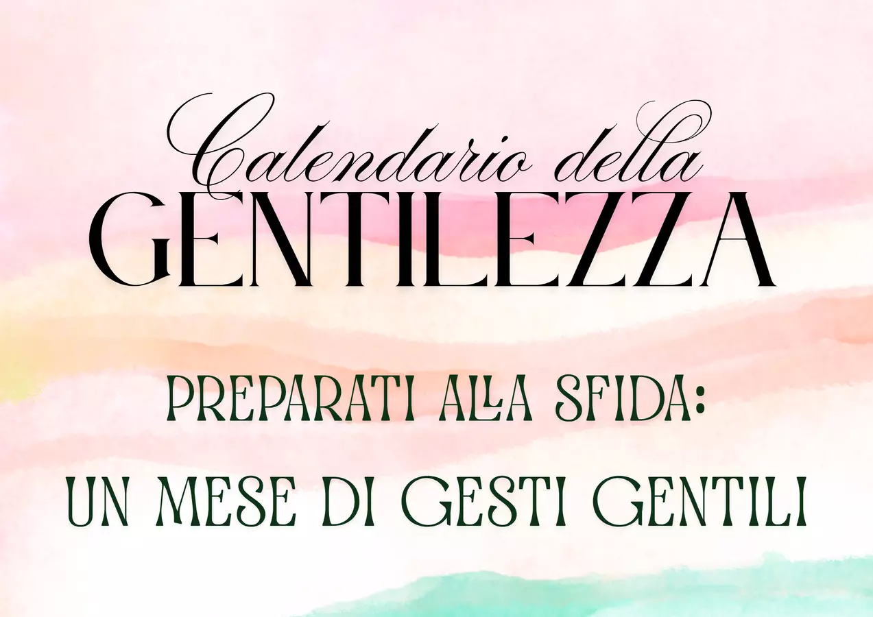 Calendario della Gentilezza - un mese di gesti gentili Programmi scolastici / Materiali per docenti - Calendario della Gentilezza - un mese di gesti gentili - Maestrawendy - Pagina di copertina