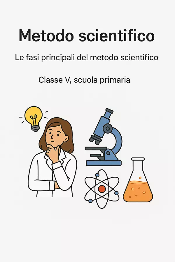 Le fasi principali del metodo scientifico: presentazione Presentazioni / Lavagne - Le fasi principali del metodo scientifico: presentazione - Scienza Magica - Pagina di copertina