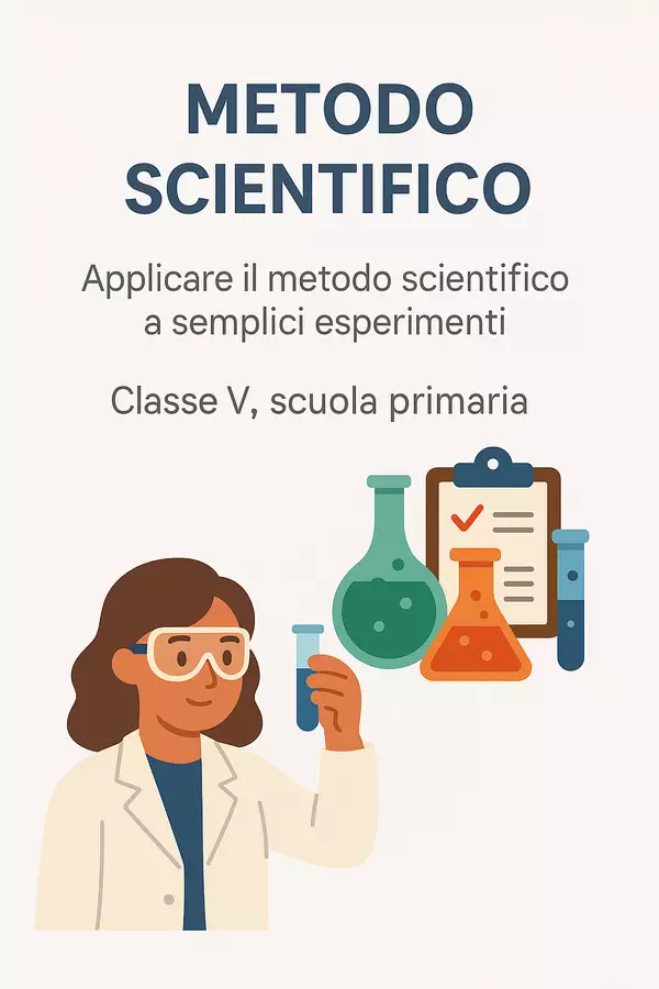 Applicare il metodo scientifico: esperimenti Presentazioni / Lavagne - Applicare il metodo scientifico: esperimenti - Scienza Magica - Pagina di copertina