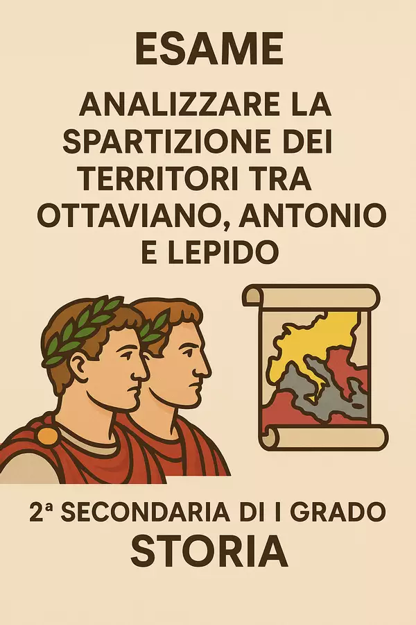 Esame di Storia: Il Secondo Triumvirato Compiti in classe/Test - Esame di Storia: Il Secondo Triumvirato - La Macchina del Sapere - Pagina di copertina
