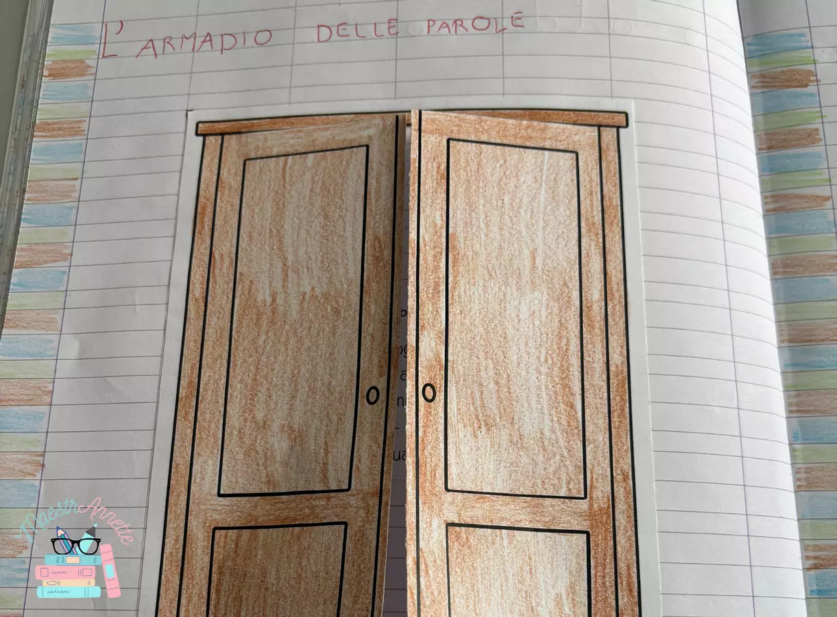 L'Armadio delle Parole Esercizi - L'Armadio delle Parole - MaestrAnnette - Pagina di copertina