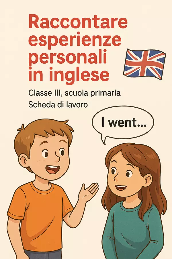 Raccontare esperienze personali in inglese Esercizi - Raccontare esperienze personali in inglese - English Classroom 🇬🇧 - Pagina di copertina