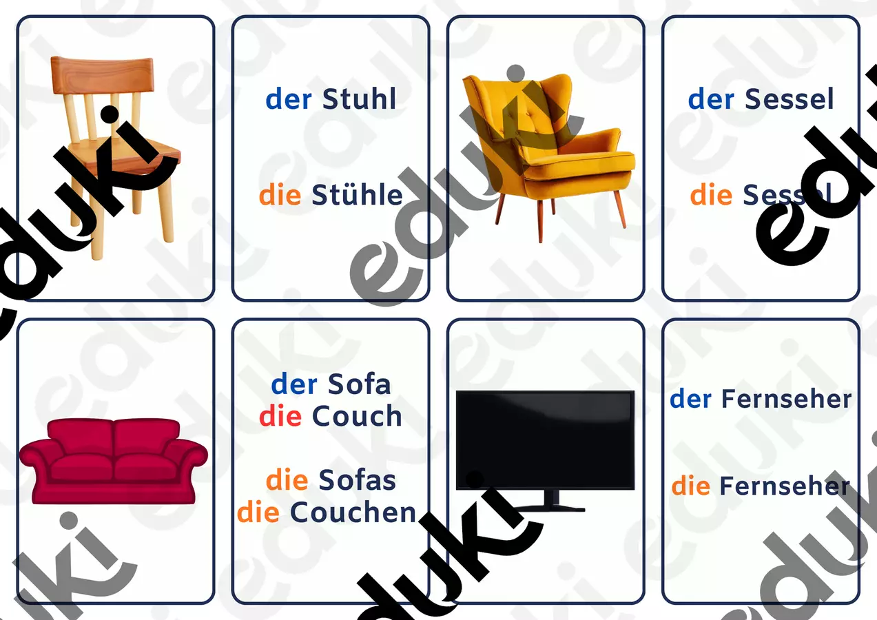 Memory das Haus (Deutsch lernen als Fremdsprache) Flashcard - Memory das Haus (Deutsch lernen als Fremdsprache) - AlessioundAgnese - Pagina di copertina