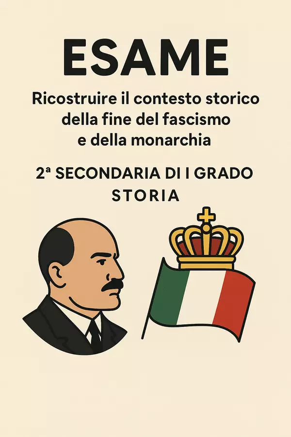 La Transizione dalla Monarchia alla Repubblica Italiana Compiti in classe/Test - La Transizione dalla Monarchia alla Repubblica Italiana - La Macchina del Sapere - Pagina di copertina