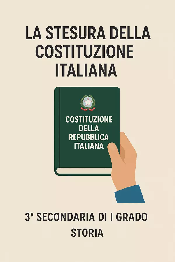 La Stesura della Costituzione Italiana Presentazioni / Lavagne - La Stesura della Costituzione Italiana - La Macchina del Sapere - Pagina di copertina