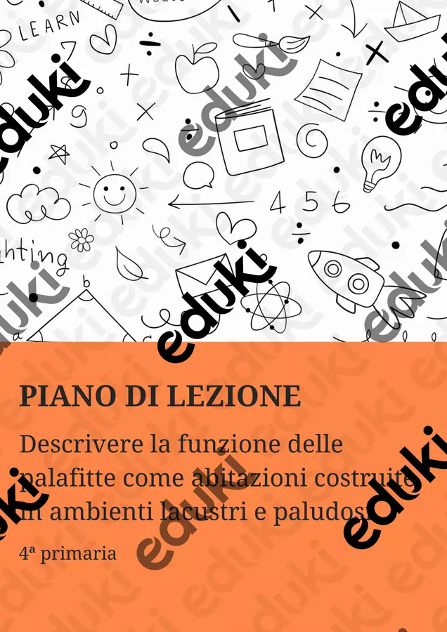 PL Descrivere la funzione delle palafitte come abitazioni Piani di lezione - PL Descrivere la funzione delle palafitte come abitazioni - La Macchina del Sapere - Pagina di copertina