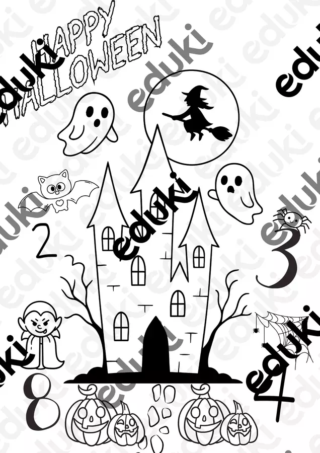 halloween matematica 2 Esercizi - halloween matematica 2 - Rosymaestra - Pagina di copertina