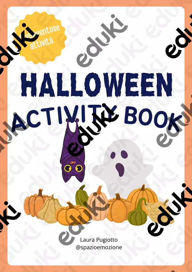 Libro degli Esercizi di Halloween Esercizi - Libro degli Esercizi di Halloween - spazioemozione - Pagina di copertina