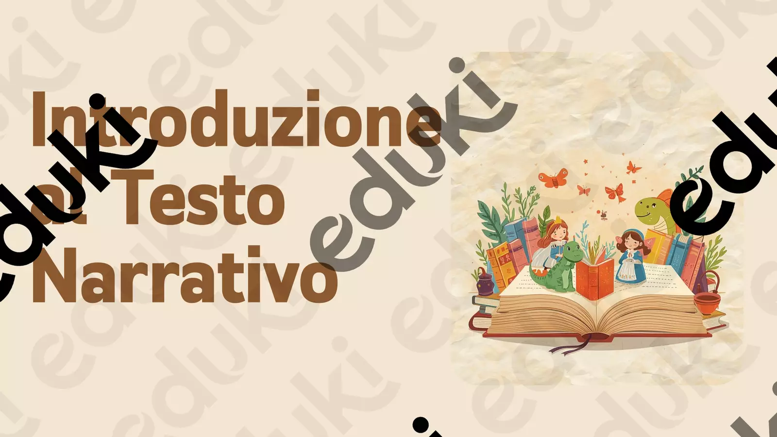 Presentazione - Introduzione al Testo Narrativo Presentazioni / Lavagne - Presentazione - Introduzione al Testo Narrativo - Maestra Rosanna - Pagina di copertina