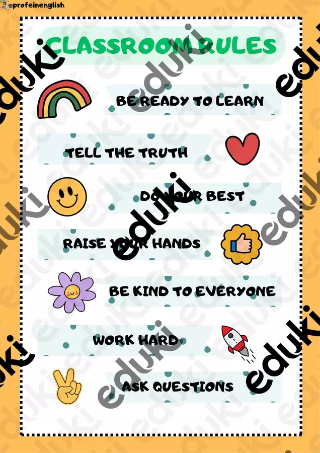 Poster per la classe in inglese! Poster - Poster per la classe in inglese! - Profe in English - Pagina di copertina