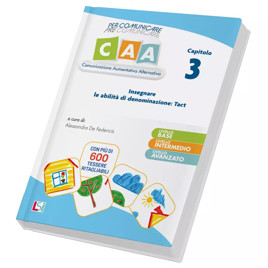 CAA-3-Abilità di denominazione-Tact Flashcard - CAA-3-Abilità di denominazione-Tact - LS Scuola - Pagina di copertina