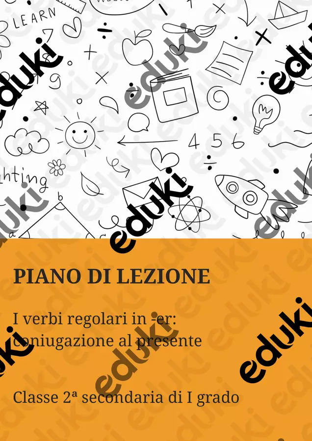 Coniugazione dei Verbi Regolari in -er al Presente in Francese Piani di lezione - Coniugazione dei Verbi Regolari in -er al Presente in Francese - English Classroom 🇬🇧 - Pagina di copertina