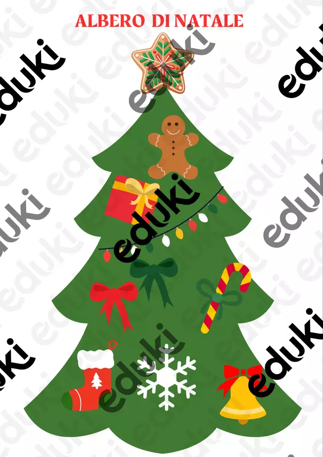 Decoriamo l'Albero di Natale Materiale di supporto/inclusione - Decoriamo l'Albero di Natale - CreaLabFrancy86 - Pagina di copertina